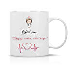 Hemşire Kişiye Özel Baskılı Kupa Bardak