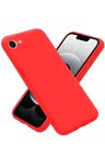 CPT83 iPhone 16E Kılıf First Silikon - Kırmızı