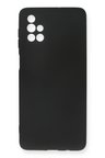 Samsung Galaxy M51 Kılıf First Silikon - Siyah-(5796)