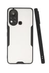 İnfinix Hot 11s Kılıf Platin Silikon - Siyah-(5796)