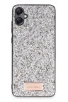 CP120 Samsung Galaxy A05 Bright Simli Kapak - Gümüş