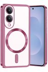 CPT83 Samsung Galaxy S25 Edge Kross Magneticsafe Kapak - Rose