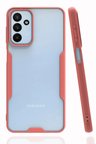 Samsung Uyumlu Galaxy M23 Kılıf Platin Silikon - Pembe-(5796)