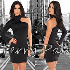 Beruflic B101061 Asimetrik Mini Elbise