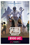 Pubg Mobile 8100 UC ID Yükleme (Yalnızca TR)