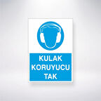 Kulak Koruyucu Tak Sticker 20X28 Cm