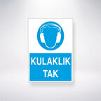 Kulaklık Tak Sticker 20X28 Cm