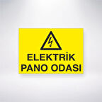 Elektrik Pano Odası Sticker 20X28 Cm