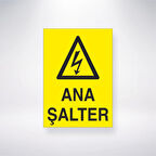 Ana Şalter Sticker 20X28 Cm
