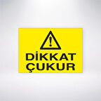 Dikkat Çukur Sticker 20X28 Cm
