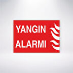 Yangın Alarmı Sticker 20X28 Cm