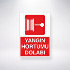 Yangın Hortumu Dolabı Sticker 20X28 Cm