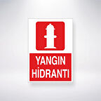 Yangın Hidrantı Sticker 20X28 Cm