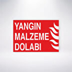 Yangın Malzeme Dolabı Sticker 20X28 Cm