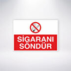 Sigranı Söndür Sticker 20X28 Cm