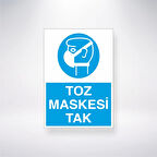 Toz Maskesi Tak Sticker 20X28 Cm