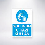 Solunum Cihazı Kullabn Sticker 20X28 Cm