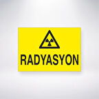 Radyasyon Sticker 20X28 Cm