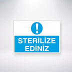 Sterilize Ediniz Sticker 20X28 Cm