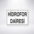 Hidrofor Dairesi Sticker 20X28 Cm