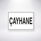 Çayhane Sticker 20X28 Cm