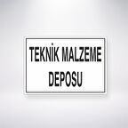Teknik Malzeme Deposu