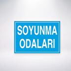 Soyunma Odaları Sticker 20X28 Cm