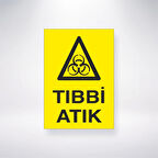 Tıbbi Atık Sticker 20X28 Cm