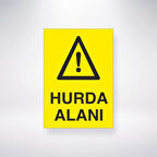 Hurda Alanı Sticker 20X28 Cm