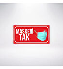 Maskeni Tak 20x10 Sticker 20X28 Cm