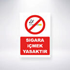Sigara İçmek Yasaktır Sticker 20X28 Cm