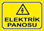 Elektrik Panosu Sticker 20X28 Cm