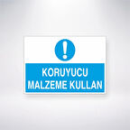 Koruyucu Malzeme Kullan Sticker 20X28 Cm
