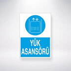 Yük Asansörü Sticker 20X28 Cm