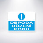 Depoda Düzeni Koru Sticker 20X28 Cm