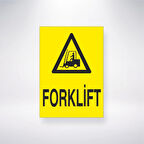 Forklift Sticker 20X28 Cm