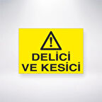 Delici ve Kesici Sticker 20X28 Cm