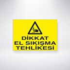 Dikkat El Sıkıştırma Tehlikesi