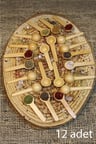 Scoop Bambu Baharat Kaşığı - Ölçek Kaşığı 7 cm 12 Adet