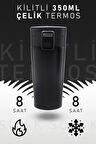 350 Ml Kilitli Çelik Termos