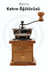 Retro Kahve Öğütücü Ahşap Kahve Değirmeni