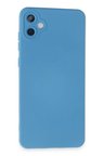 Newface Samsung Galaxy A05 Kılıf Nano içi Kadife Silikon - Mavi
