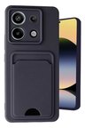 Newface Xiaomi Redmi Note 13 Pro 5G Kılıf Kelvin Kartvizitli Silikon - Siyah