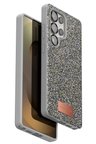 Onegif Samsung Galaxy S25 Ultra Bright Simli Kapak - Gümüş