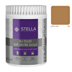 Stella Su Bazlı Saf Akrilik Boya Kahve Beji Ral-1011