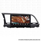 Araç Multimedya Hyundai Elantra Android 12 Carplay 4Gb Ram + 64Gb Hdd 2016-2018 Navigasyon Ekran MYW