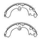 Ioto 10101-30203 Fren Balata Takımı Arka Kampana Corolla Ae92/Ae101 1988-2001