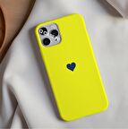 İphone 15 Pro Uyumlu Kalp Logolu Telefon Kılıfı