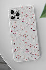 İphone 17 Pro Uyumlu Çiçekler Tasarımlı Şeffaf Telefon Kılıfı