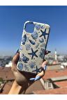 İphone X Uyumlu Deniz Yıldızı Tasarımlı Telefon Kılıfı - Krem